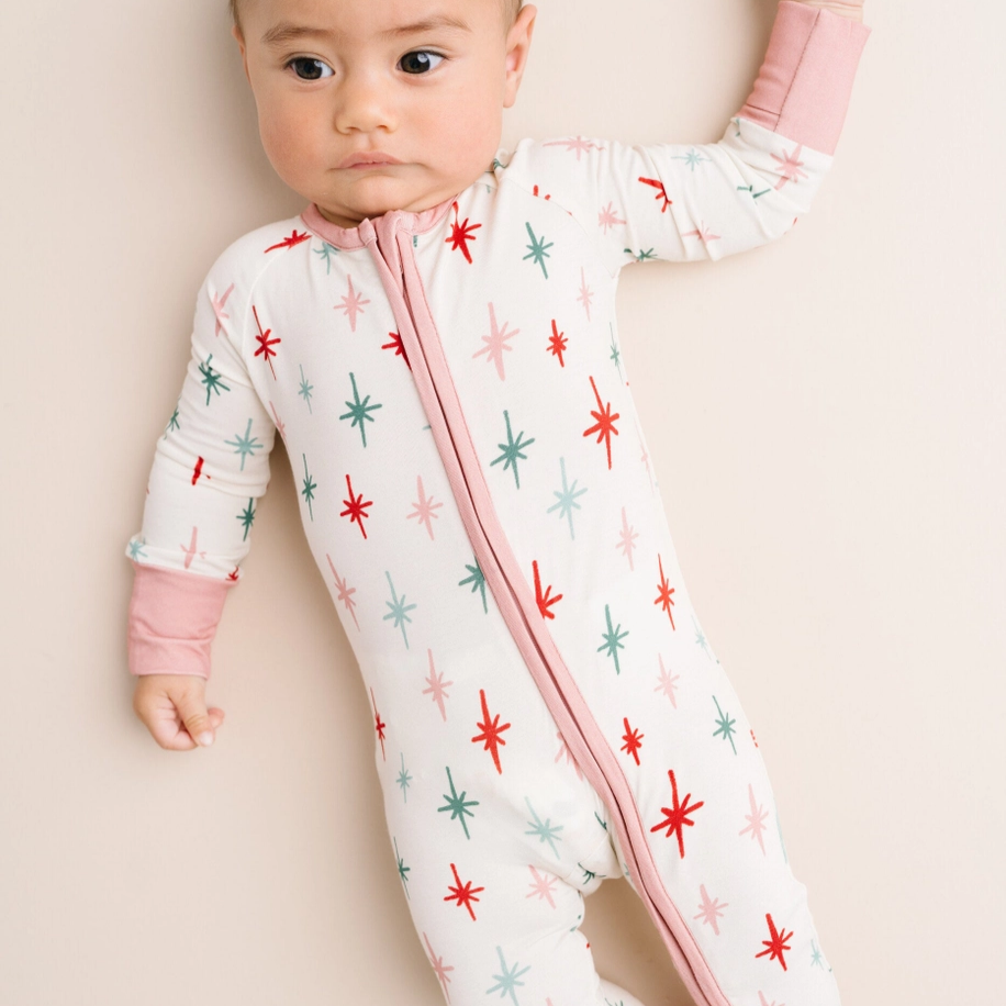 Holiday Twinkle Bamboo Sleeper - Little One Shop