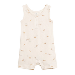 Mist Airplane Nile Romper - Colored Organics