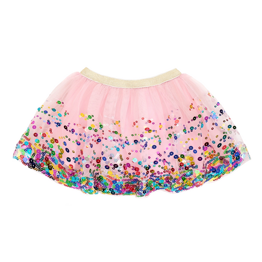 Pink Confetti Tutu Skirt - Sweet Wink