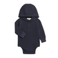Navy Cole Waffle Hoodie Bodysuit - Kendi