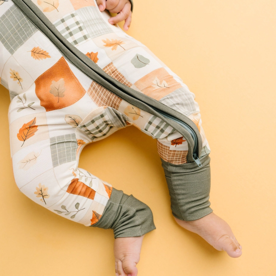 Autumn Patchwork Bamboo Sleeper - Little One Shop