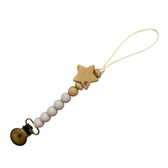 Kinley Pacifier & Toy Clip - Three Hearts Modern Teething