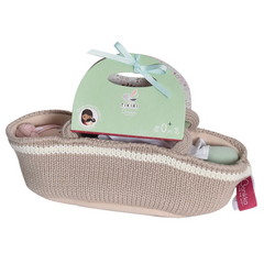 Knitted Carry Cot with Remi - Tikiri Toys