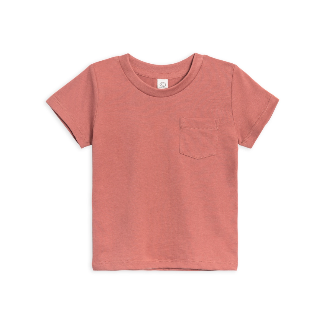 Berry Everest Pocket Tee - Colored Organics