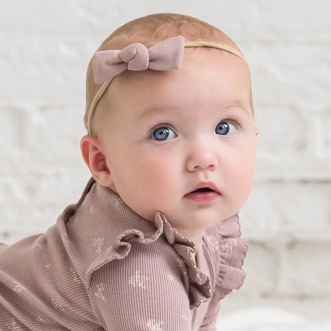 Mauve Dainty Bow - Colored Organics