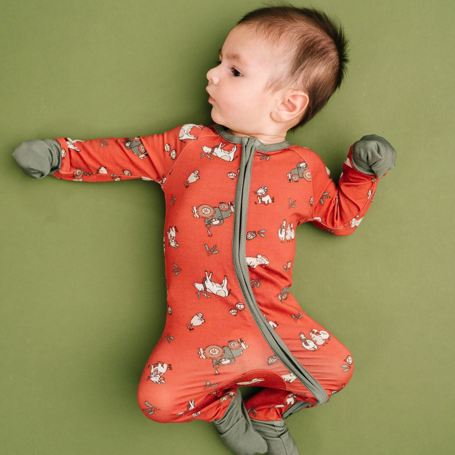 Christmas Farm Bamboo Sleeper - Little One Shop