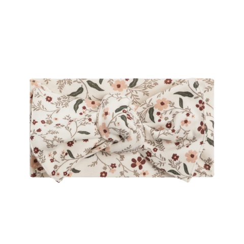 Fawn Hailey Floral Knot Bow Wrap - Colored Organics