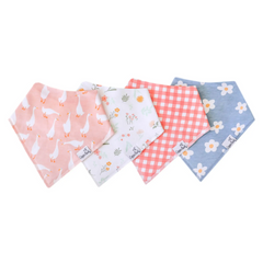 Goosie Bandana Bibs - Copper Pearl