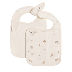 County Fair Muslin 2 Pack Bibs - Colored Organics