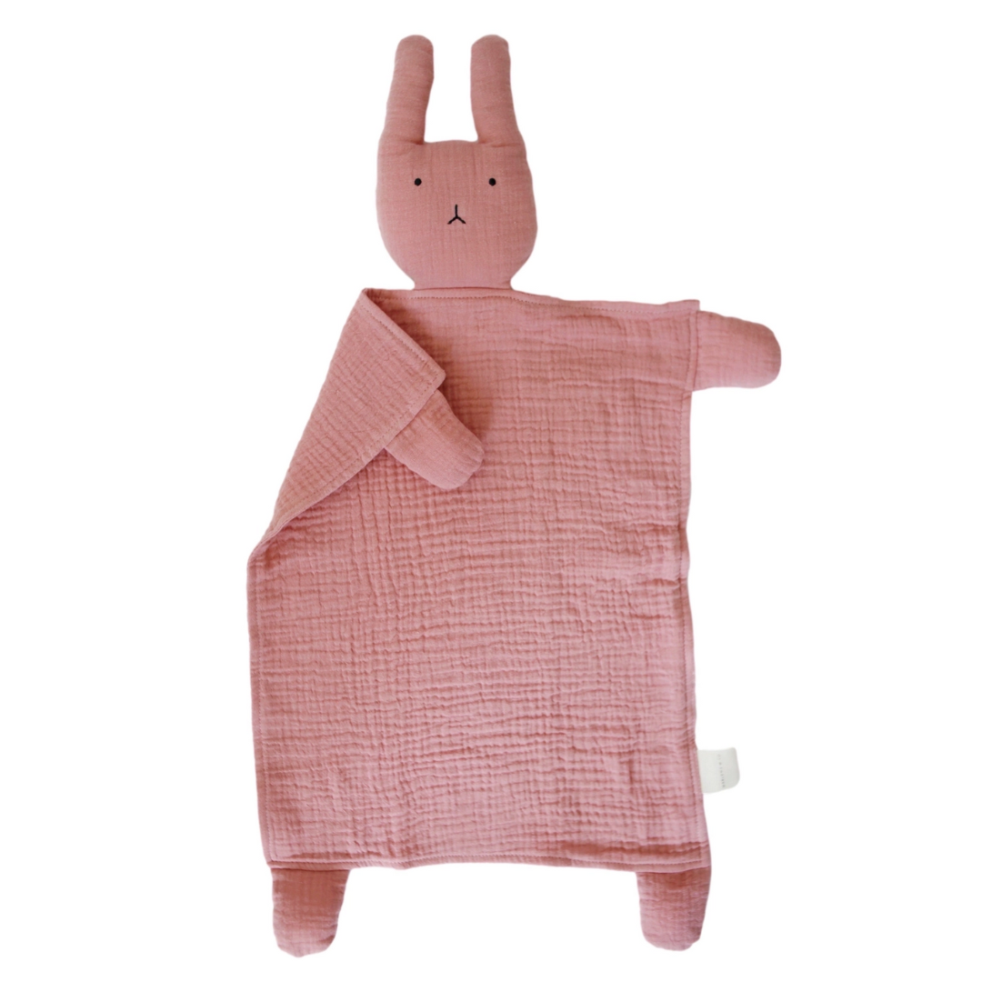 Peony Bunny Lovey Blanket - Marlowe & Co