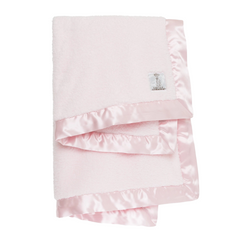 Pink Chenille Baby Blanket - Little Giraffe