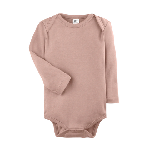 Blush Long Sleeve Bodysuit - Colored Organics