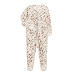 Holly Floral Peyton Footed Sleeper - Colored Organics