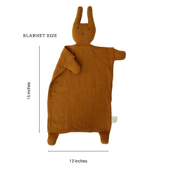 Toffee Bunny Lovey Blanket - Marlowe & Co