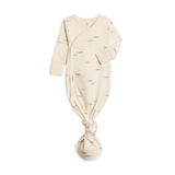 Marino & Rain Fish Kimono Gown - Colored Organics