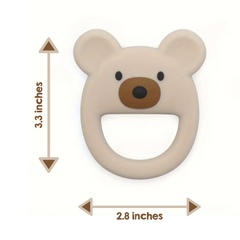 Bear Silicone Teether - Seedlings & Sprouts