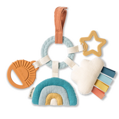 Rainbow Bitzy Busy Teething Ring - Itzy Ritzy