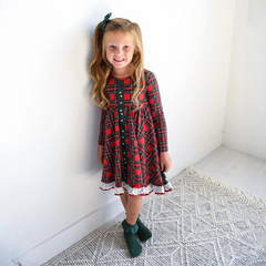 Holland & Dottie Button Dress - Gigi & Max