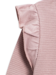 Fig Mila Waffle Knit Flutter Sleeve Romper - Colored Organics