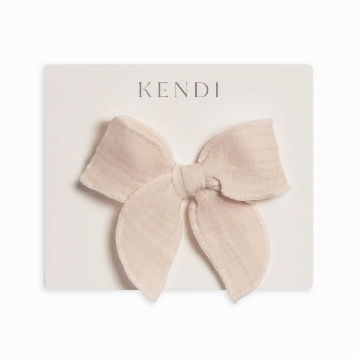 Natural Muslin Hair Clip - Kendi