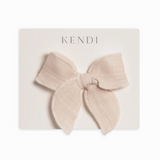 Natural Muslin Hair Clip - Kendi