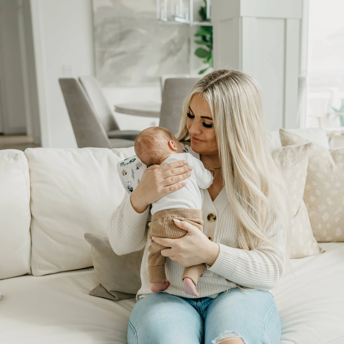 Jo Burp Cloths - Copper Pearl