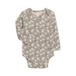 Wren + Navy Verbena Floral River Bodysuit - Colored Organics