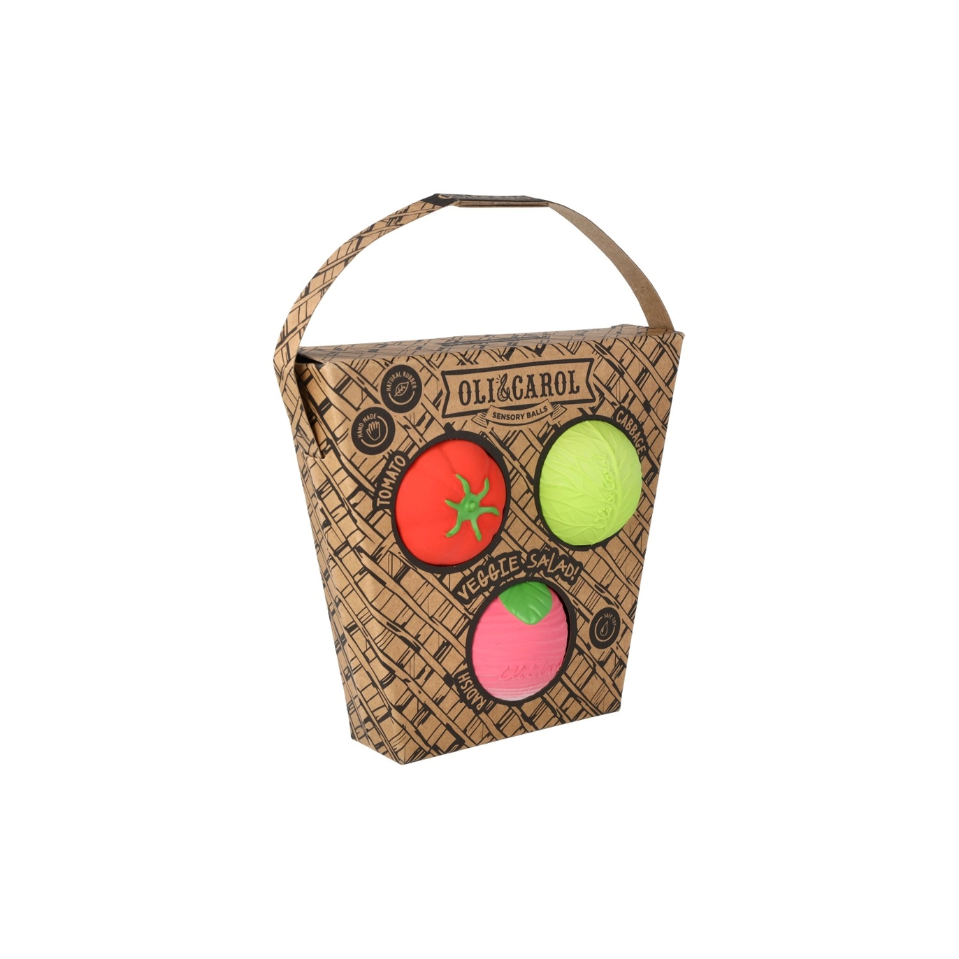 Veggie Salad Sensory Balls - Oli & Carol