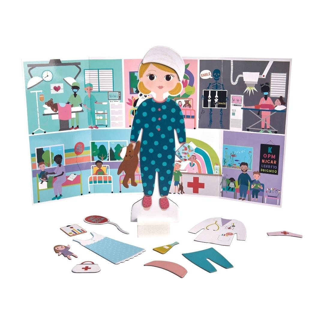 Florence Wooden Magnetic Dress Up Doll - Floss and Rock