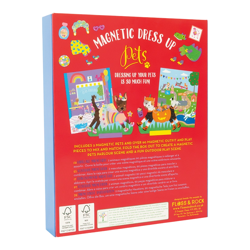 Pets Wooden Magnetic Dress Up - Floss and Rock