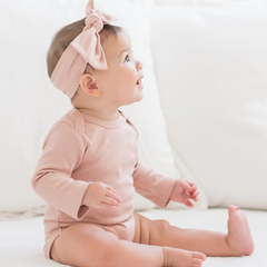 Blush Long Sleeve Bodysuit - Colored Organics