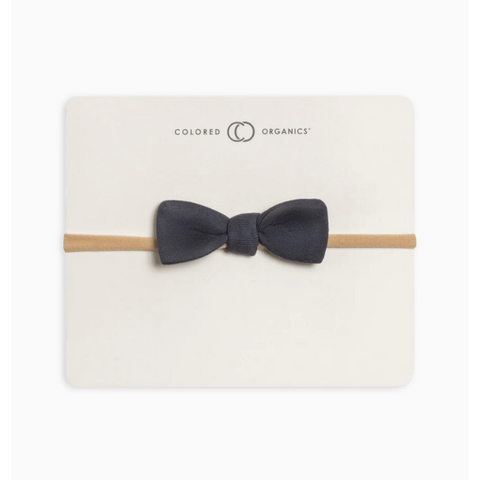 Navy Dainty Bow - Colored Organics