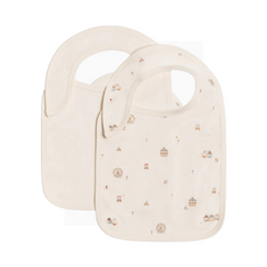 County Fair Muslin 2 Pack Bibs - Colored Organics