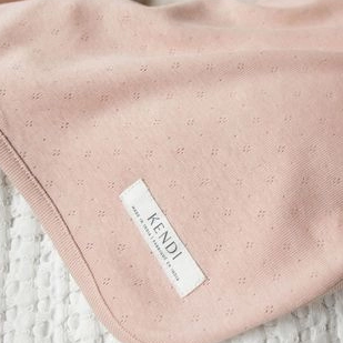 Ballet Pointelle Swaddle Blanket - Kendi by Colored Organics
