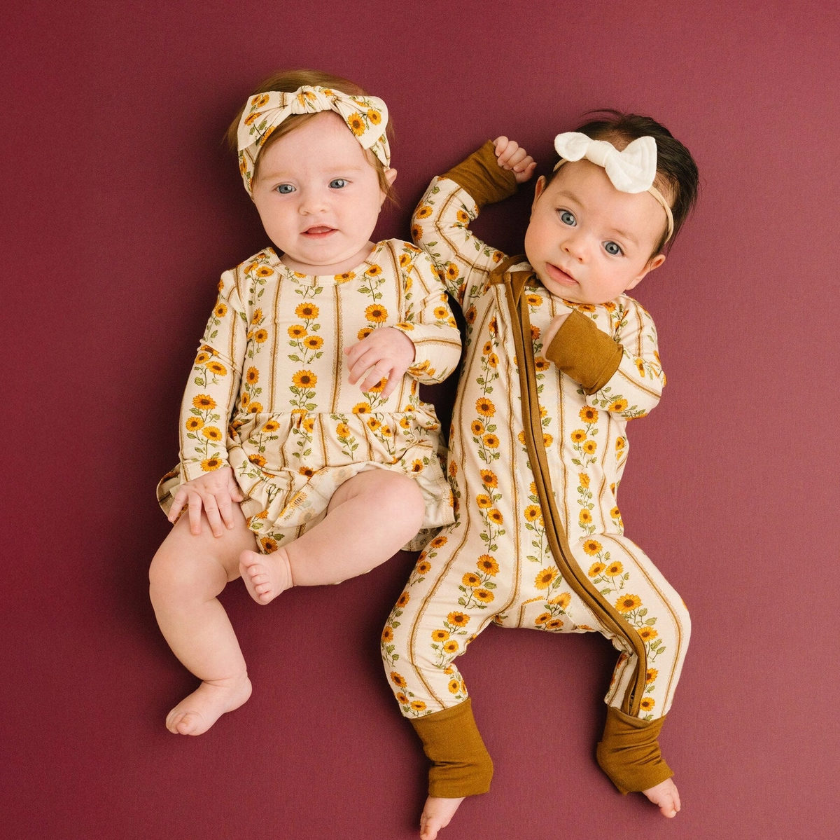 Sunflower Stripe Sleeper - Little One Shop