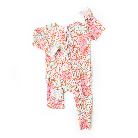 Arielle Shells Ruffle Zip - Gigi & Max