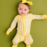 Sunny Meadow Stripe Sleeper - Little One Shop