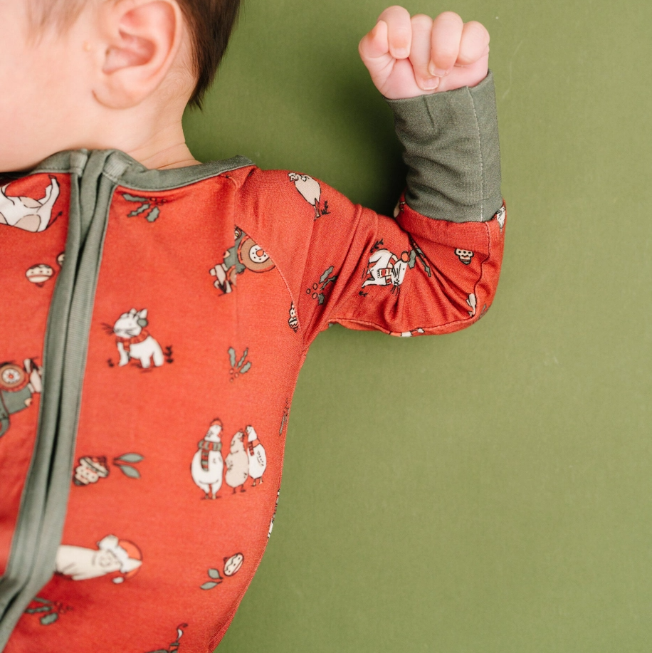 Christmas Farm Bamboo Sleeper - Little One Shop