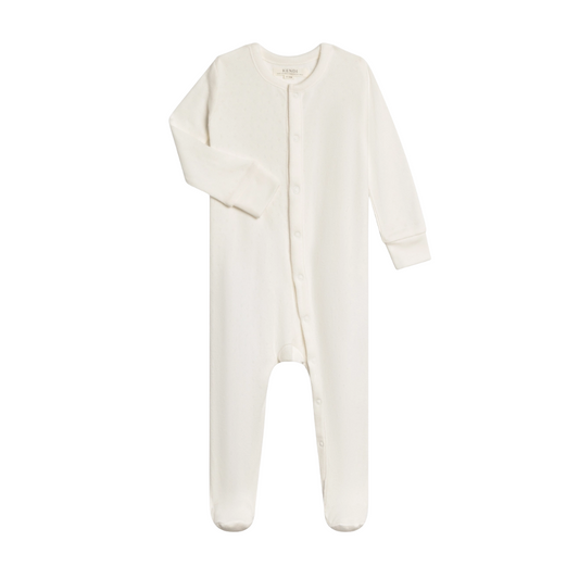 Coconut Skyler Pointelle Sleeper - Kendi