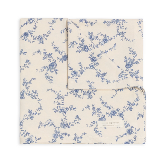 Rain Serena Floral Swaddle Blanket - Colored Organics