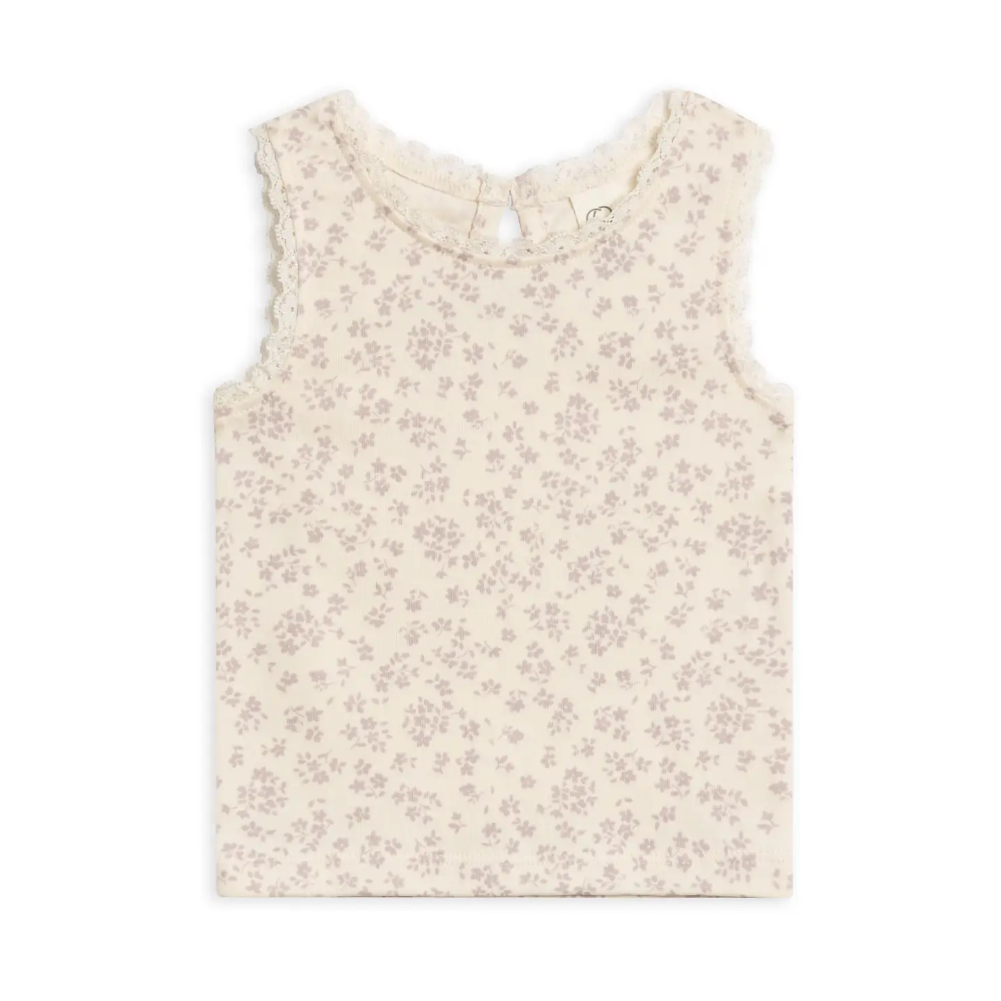 Maria Floral Selene Lace Tank - Colored Organics