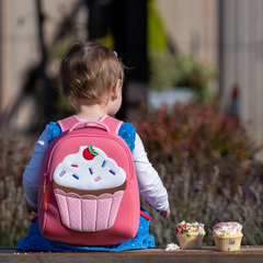 Cupcake Harness Toddler Backpack - Dabbawalla Bags