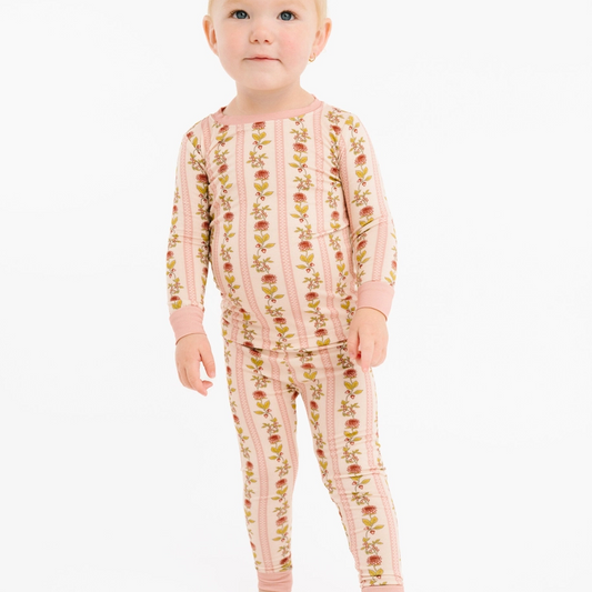 Vintage Floral Stripe Set - Little One Shop