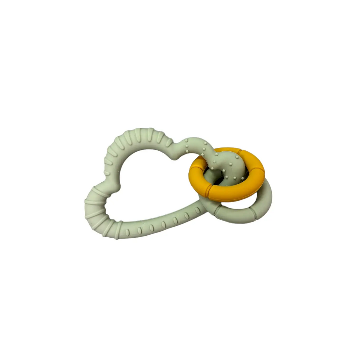 Lint Cloud Teether - Three Hearts