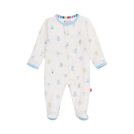 Blue Baby Beats Footie - Magnetic Me