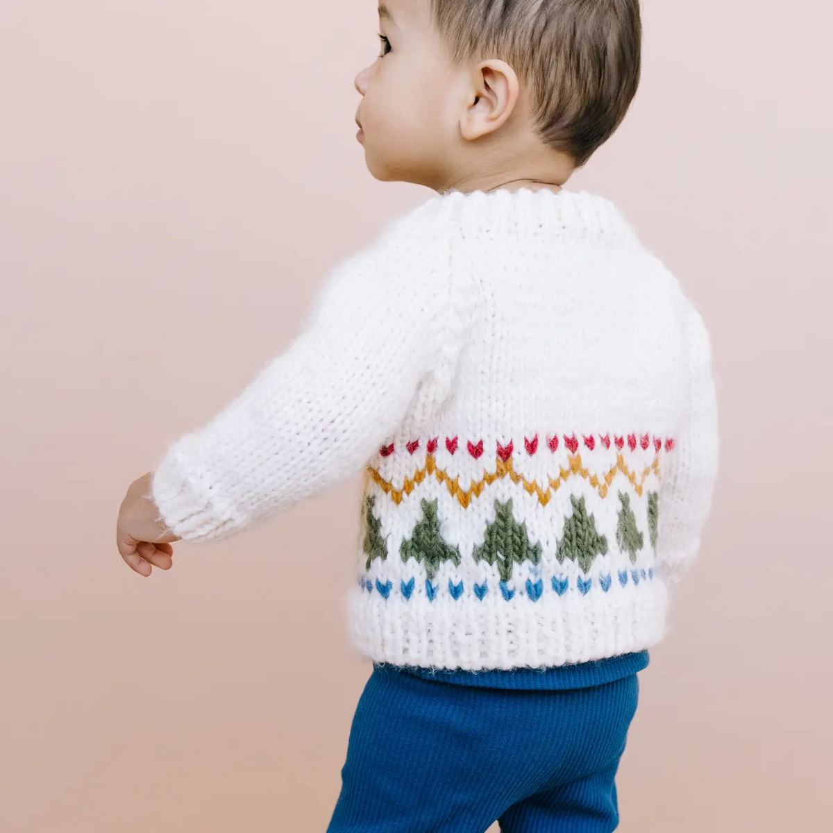 Tree Fair Isle Cardigan - The Blueberry Hill