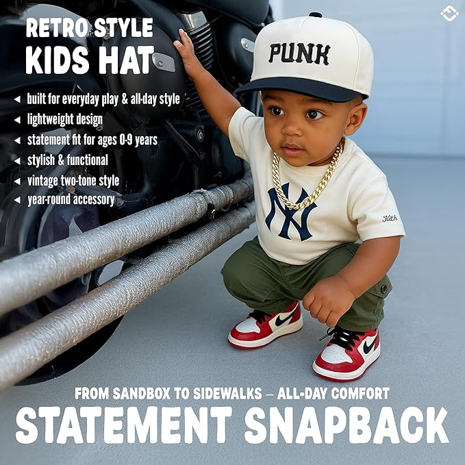 Punk Two Tone Cap - Funky Junque