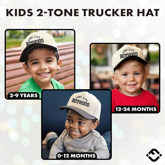 Long Live Boyhood Two Tone Vintage Cap - Funky Junque
