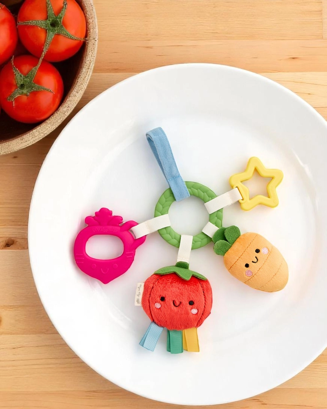 Veggie Bitzy Busy Ring -  Itzy Ritzy