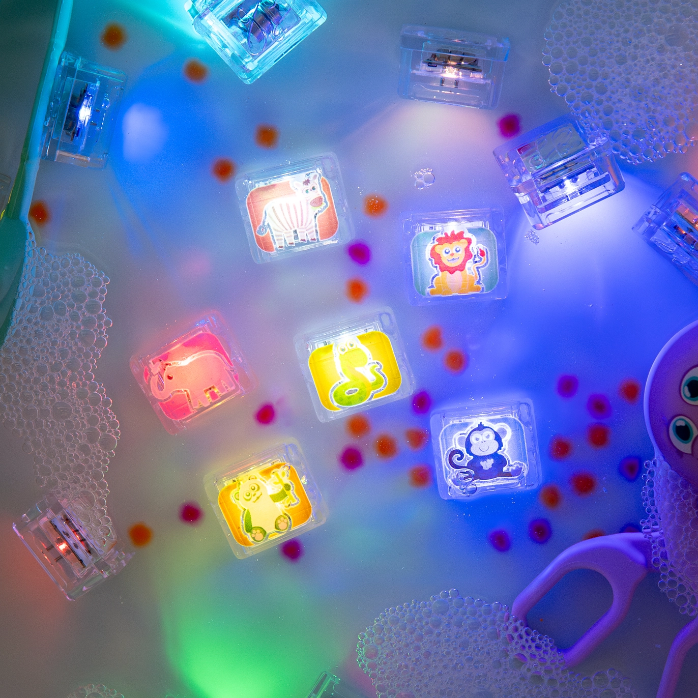 Zoo Light Up Cubes - Glo Pals